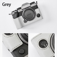 Llano Fuji XT5 Camera Bag Leather Camera Case Quality Leather Half Case for Fujifilm X-T5 Digital Ca