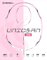 Protech MAGIC UNICORN LITE Badminton Racket (MAX 38LBS)(100% ORIGINAL)
