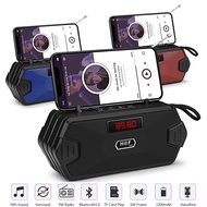 FM Radio Portable Bluetooth Wireless Speaker Stereo Bass with FM Radio TF USB AUX MP3 Subwoofer Loudspeaker