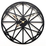 European-style iron wall clock mute living room wall clock wrought iron outdoor paint 50cm high temperature bake