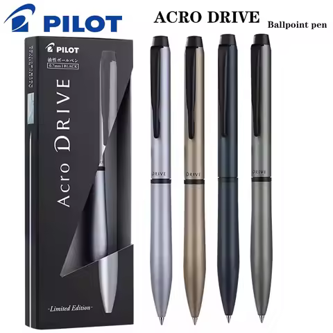 Japan PILOT ACRO DRIVE Rotating Ballpoint Pen Metallic 0.7mm Limited Edition Gift Box Oil Pen Office