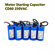 CD60 MOTOR STARTING CAPACITOR WATERPUMP CAPACITOR 250VAC BLUE