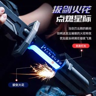 2025 Spark Driver Lightsaber Laser Sword Cyberpunk Samurai Blade Boy Toy Premium Black Technology