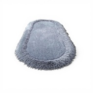 ultrasoft Shag Area Rug Living Room Bedroom Bedside Carpet Non-Slip Easy to Clean Plush Oval Rug for
