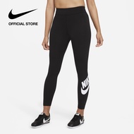 Nike Womens Sportswear Essential High-Rise Tight - Black ไนกี้ กางเกงเลกกิ้งผู้หญิง - สีดำ