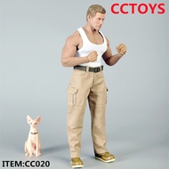 CCTOYS 1/6 Soldier CC020 Muscle Strong Body Black Combat Pants Overalls Ready Stock