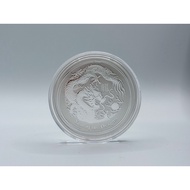 PERTH MINT 2012 Lunar Series II Year of the Dragon 999 Silver Coin 1 oz