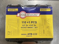 ชุดเครื่องมือช่าง 111 ชิ้น รุ่น HTB-111 HOBAYASHI(โฮบายาชิชุดบล็อก 111 ชิ้นบ๊อกชุด)