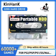 KINHANK Super Console 320G Gaming HDD 60000 Video Games 70 Emulators For DC/MAME/SS/NAOMI/PS2/PS1 Pl