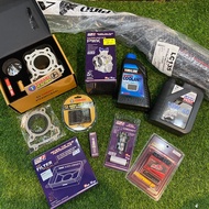 YAMAHA LC135 UPGRADE SPEC 57mm COMBO SET BLOCK, EXHAUST MUFFLER, CAM, VALVE SPRING, CARBURETOR, PLUG