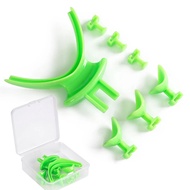 7Pcs Dental Centric Impression Trays BPS Bite Registration Denture Repair Occlusal Record Articulato