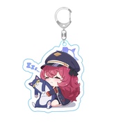 DAYUANDIAN Blue Archive Anime Game Keyfob พวงกุญแจการ์ตูนอะคริลิค กระเป๋านักเรียนแขวน พวงกุญแจสวยงาม
