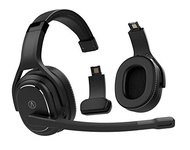 Rand McNally ClearDryve 220 Premium 2-in-1 Wireless Headset for Clear Calls with Noise Cancellation,