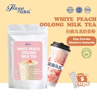 Flago Milk Tea Powder – White Peach Oolong/Da Hong Pao/Jasmine Green – Dupe for ChaJi 5x30g Halal