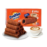 [สุดคุ้ม] Ovaltine Egg Roll โอวัลตินทองม้วน ขนาด 108g ขนมนำเข้าจากต่างประเทศ