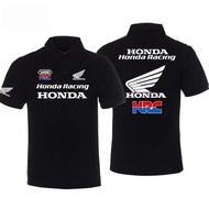 Honda Polo Shirt For Men And Women CRB Non-Double Gold Wing Model Motorcycle Racing Suit Casual Shor