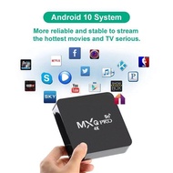 【การจัดส่งในประเทศไทย】Amy Mall ใหม่ MXQ PRO กล่องแอนดรอย tv กล่องทีวี Android 10 4K/HD TV BOX กล่อง ดิจิตอล tv Wifi ดูบน Disney hotstar YouTube Netflix สมาร์ททีวี