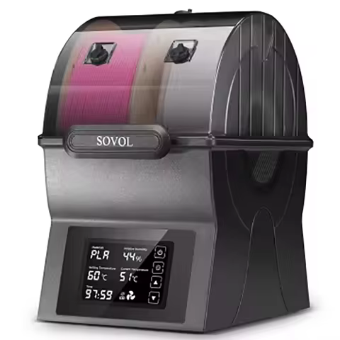 Sovol Filament Dryer SH02 Dry Box Filament Sealed Storage Box 3D Printer Spool Holder with PTC Heate