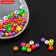 CRAFTSERIES 10PCS 2.7MM Nymph Fly Tying Metal Beads Weighted Accessories for Fly and Lure Hook Tying