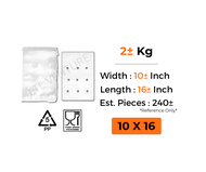 PP 9 Holes Plastic Bag 04 Clear Punch 2kg±/Sayur/Lubang/Vegetables/Fruit 5x8/6x9/7x10/8x12/9x14/10x1