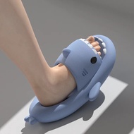 Big Size 48 49 Shark Slippers 4cm Thick Sole Women Men Bath Slides Couple Platform Shoe Soft Flip Fl