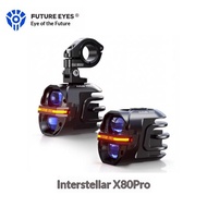 FUTURE EYES X80PRO Motorcycle LED headlight for traction ADV - integrated front and rear lights with