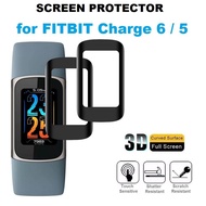Fitbit Charge6 Charge5 Charge4 Charge3 700D Full Cover HD Curved Black Edge Tempered Glass Film For 
