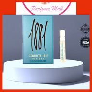 Cerruti 1881 Riviera Pour Homme EDT 1.2ml Perfume Sample Vial Men