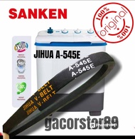 vanbelt vanbelt A-545E vbelt fanbelt V-Belt mesin cuci Sanken Jihua A-545E A545E