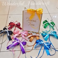 Ready-Made Ribbon Satin Colorful Ribbons hamper Ribbon Reben Hantaran
