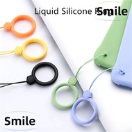 SMILE Mobile Phone Lanyard Accessories Anti-lost Soft Rubber Keys Phones Strap