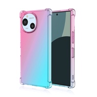 For Sharp Aquos Sense 9 8 Gradient Soft TPU Anti-Drop Transparent Mobile Phone Case