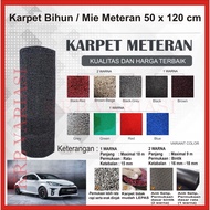 KARPET MOBIL MIE BIHUN KARPET LANTAI MIE BIHUN UK 50X120CM DUA WARNA / KARPET MOBIL KARPET MOTOR KAR