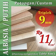  Triplek 9mm ALBA / Triplek 9 mm ALBA Custom / Potongan Table Saw Rapi