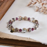 四季幽靈 彩幽靈 石榴石 手鍊 天然礦石水晶