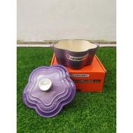 Periuk Petal Le Creuset Purple Flower Ready Stock Malaysia Stock Clearance Harga Murah Periuk Hiasan