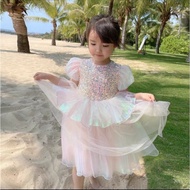 (Dolphyshop) Hologram Beaded Children's Dress (U.DL8)
