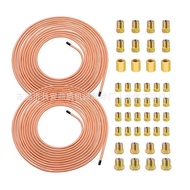 32 Brakes Include 4 Joints Pipes 4 Inch Nuts 8 and Accessories 25 Feet with 1 Kit KU4T