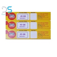 (tro) Voucher Indosat Freedom U 45 GB
