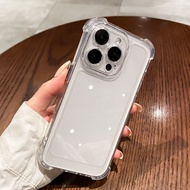 เคสไอโฟน เคสไอโฟน11 เคสไอโฟน 15/13/12/14 Plus Pro Max 8/7 Plus X/XR นิ่มกันกระแทก เคสโทรศัพท์#045