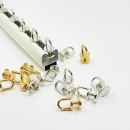 [Shop] Curtain Track Accessories Metal Old-fashioned Pulley Hook Straight Track Curved Track Slide T