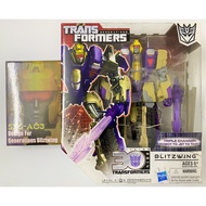 AUTHENTIC Transformers Generations Triple Changer Blitzwing + Dr Wu SXS-A03 Add On BIB