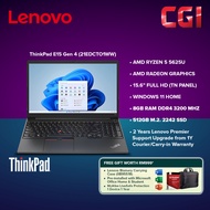 Lenovo ThinkPad E15 Gen 4 Ryzen™️ 5 5625U |15"6 FHD|8GB DDR4|512GB|W11H Laptop - 21EDCTO1WW