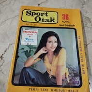 buku sport otak tts thn 1974 banyak iklan jadul lawas