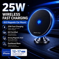25w Magnetic Car Phone Holder 15W wireless charge Vent Magsafe Ring Car MountFit for iPhone