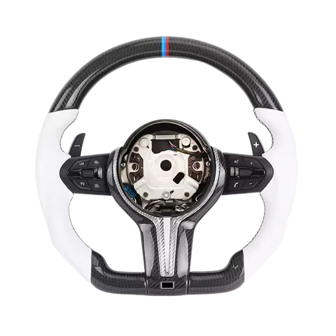 MAXEAGLE Steering Wheel For BMW M3 M5 F10 F12 F18 F06 F07 F20 F22 F30 F32 F34 F35 F45 F48 F49 X1 X2 