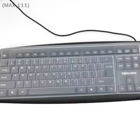 【F2-MAX111】Universal Dustproof Silicone Desktop Computer Keyboard Cover Skin Protector Film Cover Ke