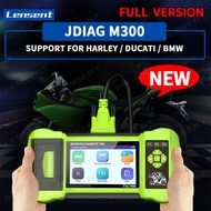 Lensent JDiag M300 Moto Scanner Harley Ducati BMW D87 D88 CO idle speed adjustment ABS test TPS Diag
