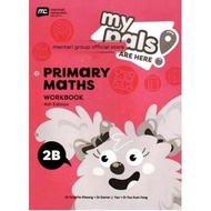 My Pals Are Here Primary Maths Workbook 4th Edition 1A 1B 2A 2B 3A 3B 4A 4B Black White/