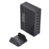 240 W/300 W Desktop GaN 8 พอร์ตสําหรับโทรศัพท์มือถือ Quick Charger fast CHARGING Station Adapte สําห